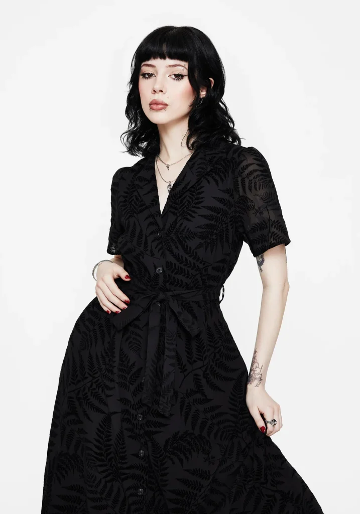 Lunafern Fern Printed Belted