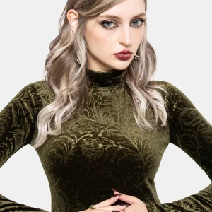 Thornshade Debossed Velour Maxi Dress